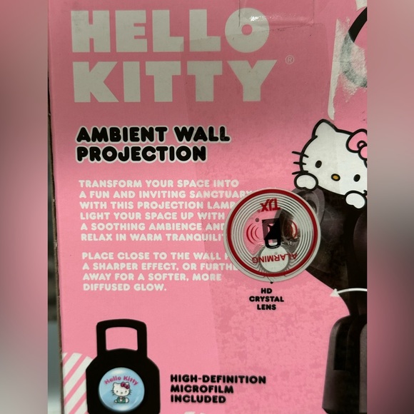 Sanrio Hello Kitty Ambient Wall Projection Light-NEW - Picture 3 of 3